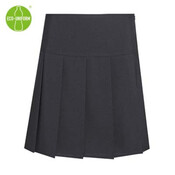 CHARLESTON SENIOR PLEATED SKIRT GRY976