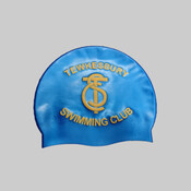 swimming cap order through Fran Osborne at TSC.