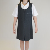 Junior Embroidered Zip Pinafore