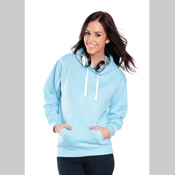 Premium Hoodie With Chuncky Flat Ecru Cords