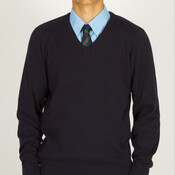 Standard Fit Cotton V-Neck Jumpers - Junior