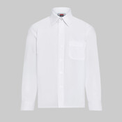 TSEka - Long Sleeve Polycotton Easycare Shirts - Twin Pack - Junior  