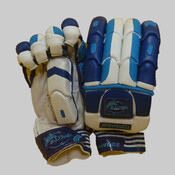 blue tomahawk cricket gloves - junior