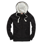 F15 - Sherpa Fleece Zip Hoodie-Peach Finished