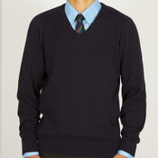 JUNIOR Standard Fit Cotton V-Neck Jumpers