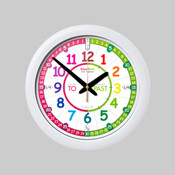  EasyRead Time Teacher Rainbow Past & To Wall Clock