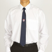 Long Sleeve Polycotton Easycare Shirts - Twin Pack  - Senior 