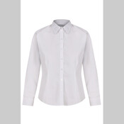 junior - l/s fitted easycare blouse - twin pack