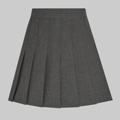 Stitched Down Knife Pleat Skirt