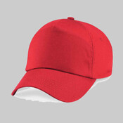 x Beechfield Kids Original 5 Panel Cap - Red
