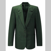 Ziggys Girls Zip Entry Blazer - Bottle Green
