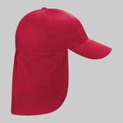 Beechfield Kids Legionnaire Style Cap - Red