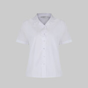 Trutex Short Sleeve, Non Iron Rever Collar Blouses - Twin pack
