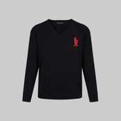 Girls Fit Cotton V-Neck Jumper Hanley