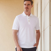 HB100mg - Classic polo with stand up collar
