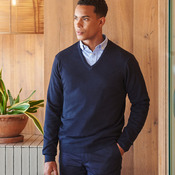 12 gauge v-neck jumper