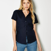 Tailored Fit Short Sleeve Workwear Oxford Shirt