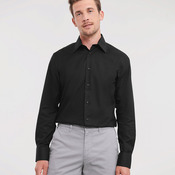 Long sleeve easycare tailored Oxford shirt