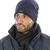 Reversible microfleece bob hat