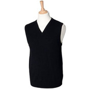 HB731mg - Sleeveless lambswool v-neck jumper