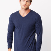 aa009 - FEMALE Long Sleeve V-Neck Tee