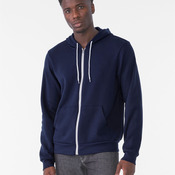 Canvas Unisex Poly-Cotton Fleece Full-Zip Hoodie