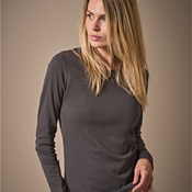 Ladies' Long Sleeve Interlock Tee