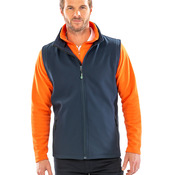 Men's Printable Softshell Bodywarmer with Recycled Fleece Inner