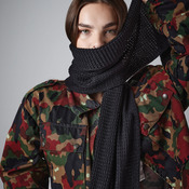 Classic Waffle Knit Scarf