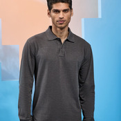 Men's classic fit long sleeved polo