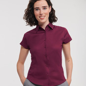 Russell Collection Ladies Short Sleeve Easy Care Fitted Shirt