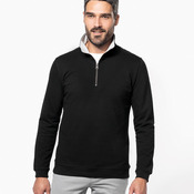 Kariban Trucker Zip Neck Sweatshirt