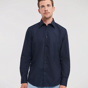 Russell Collection Long Sleeve Tailored Poplin Shirt