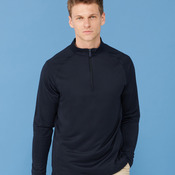 Henbury Zip Neck Wicking Top