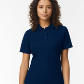 Softstyle® Ladies' Double Pique Polo