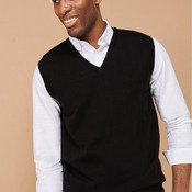 Henbury Sleeveless V Nk Sweater