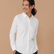 Henbury Ladies Long Sleeve Wicking Shirt