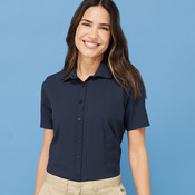 Henbury Ladies Short Sleeve Wicking Shirt