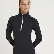 AWDis Ladies Cool Half Zip Sweat Top