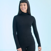 SF Clothing Ladies Feel Good Stretch Roll Neck T-Shirt
