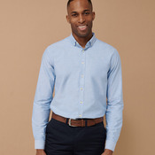 Henbury Modern Long Sleeve Regular Fit Oxford Shirt
