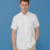 Henbury Modern Short Sleeve Regular Fit Oxford Shirt