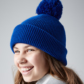 Beechfield Kids Reflective Bobble Beanie