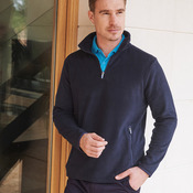¼ zip microfleece jacket