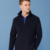 Henbury Zip Neck Micro Fleece