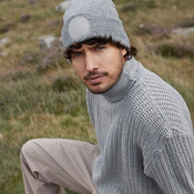 Circular Patch Beanie