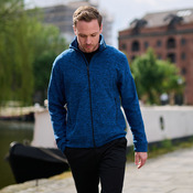 Thornly Men's Full Zip Marl Fleece