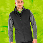 Men's Recycled 2-Layer Printable Softshell Bodywarmer