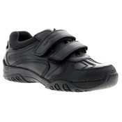 Jezza School Shoes Black Leather