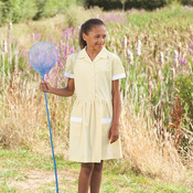 AYR BUTTON FRONT GINGHAM DRESS